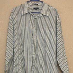 J. Crew Men’s Dress Shirt L/S Striped Size XL